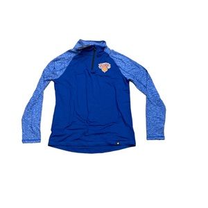 New York Knicks Women’s 1/4 Zip Pullover Jacket Small